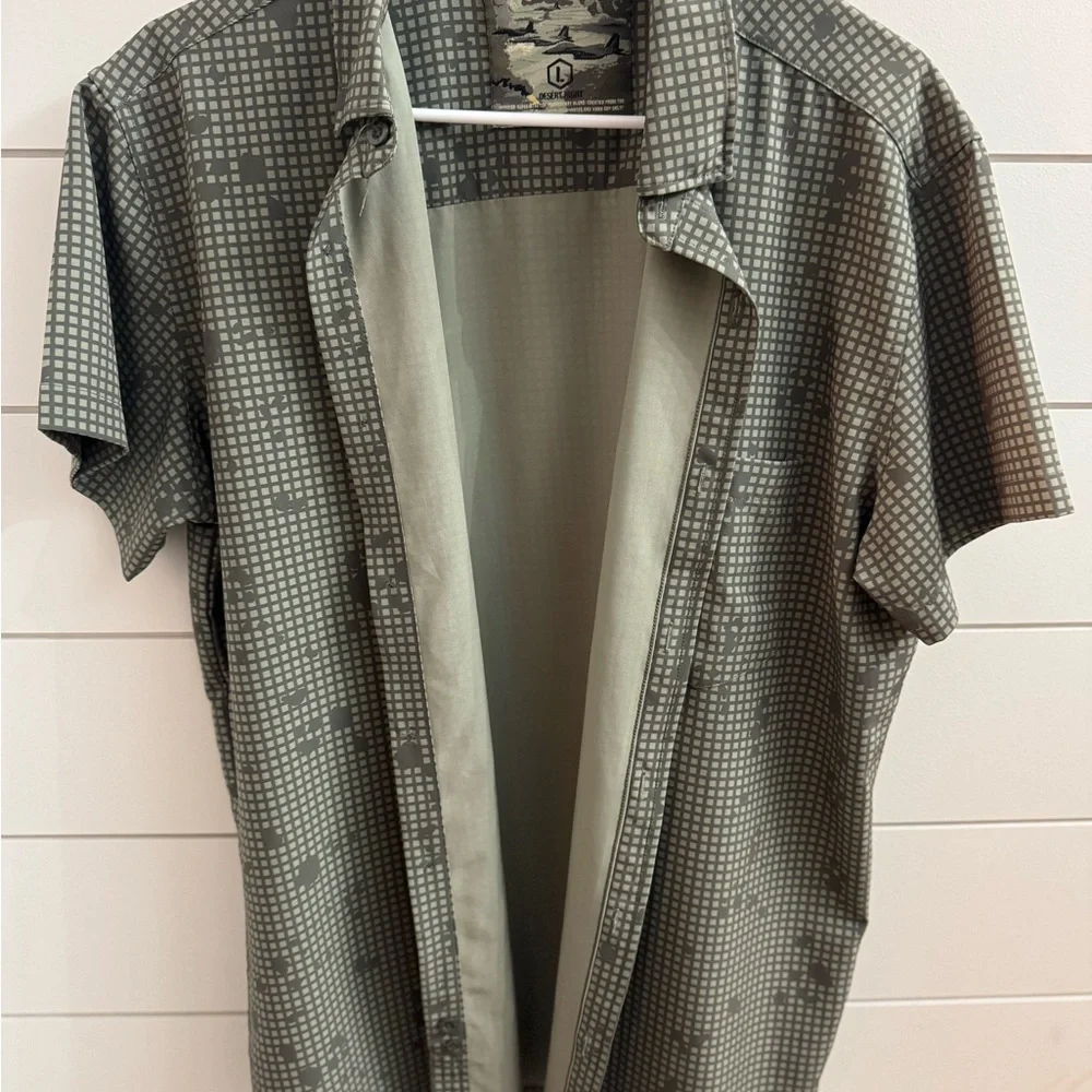 Warrior Desert Night Button Up